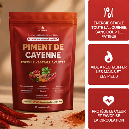 Gélules de piment de Cayenne